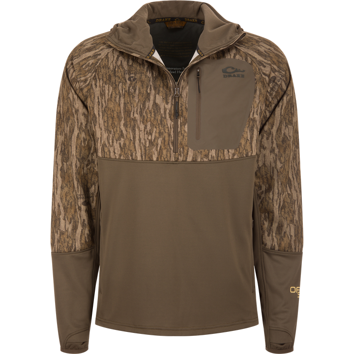 Load image into Gallery viewer, MST Offset 2.0 Half Zip Hoodie Btmlnd 3XL