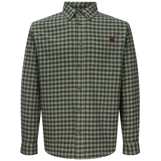 Autumn Flannel LS Shirt Olivine 2XL
