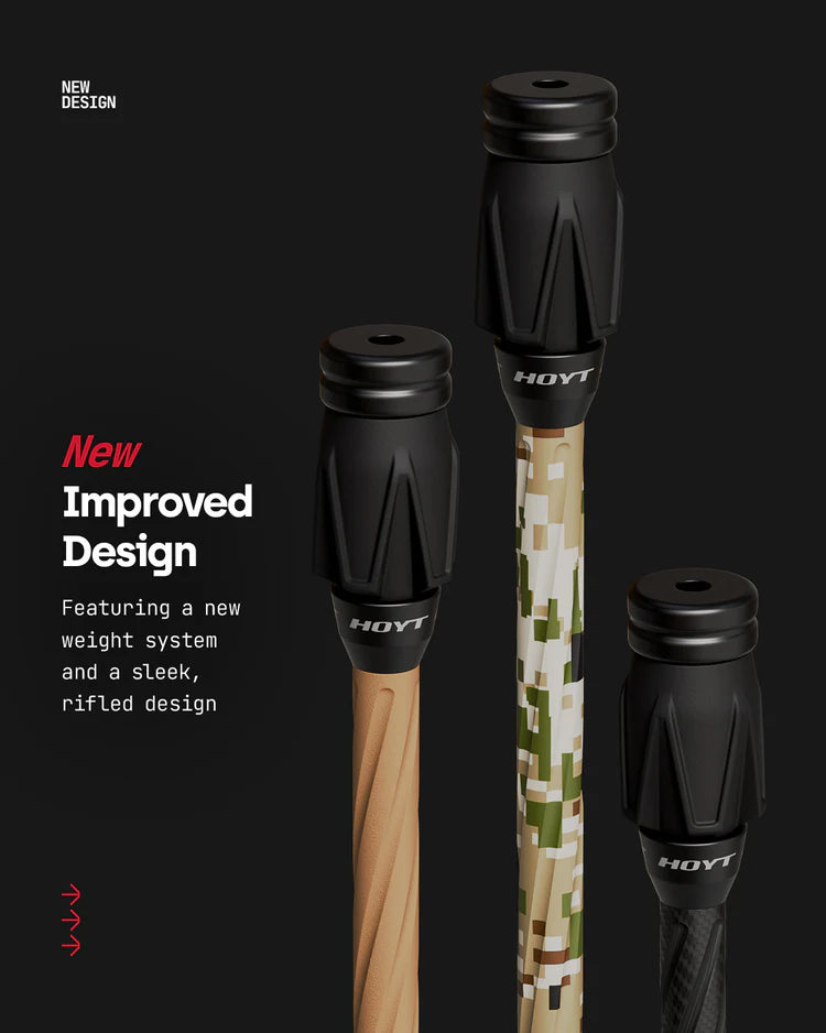 Load image into Gallery viewer, HOYT Stealth Pro Series Stabilizer 8" Wldr
