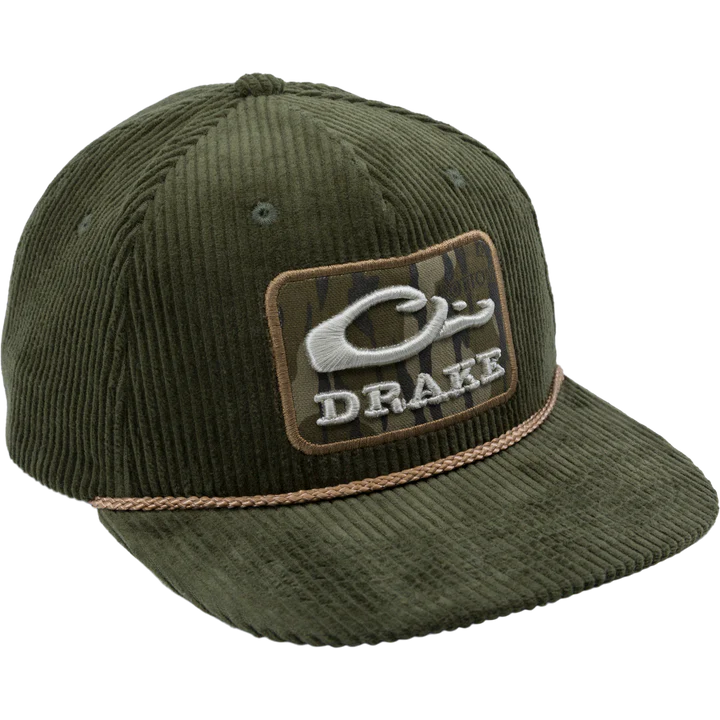 Load image into Gallery viewer, OG Bottomland Patch Cord Rope Hat Loden
