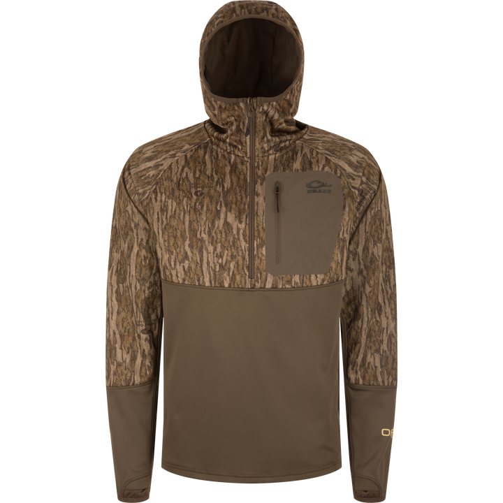 Load image into Gallery viewer, MST Offset 2.0 Half Zip Hoodie btmlnd L
