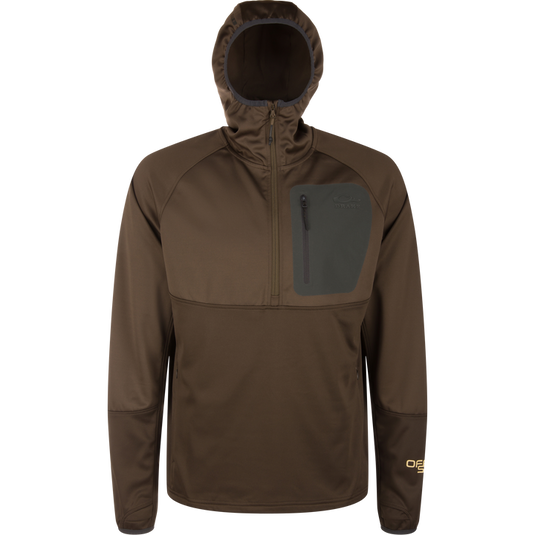 MST Offset 2.0 Half Zip Hoodie Green Timber 2XL