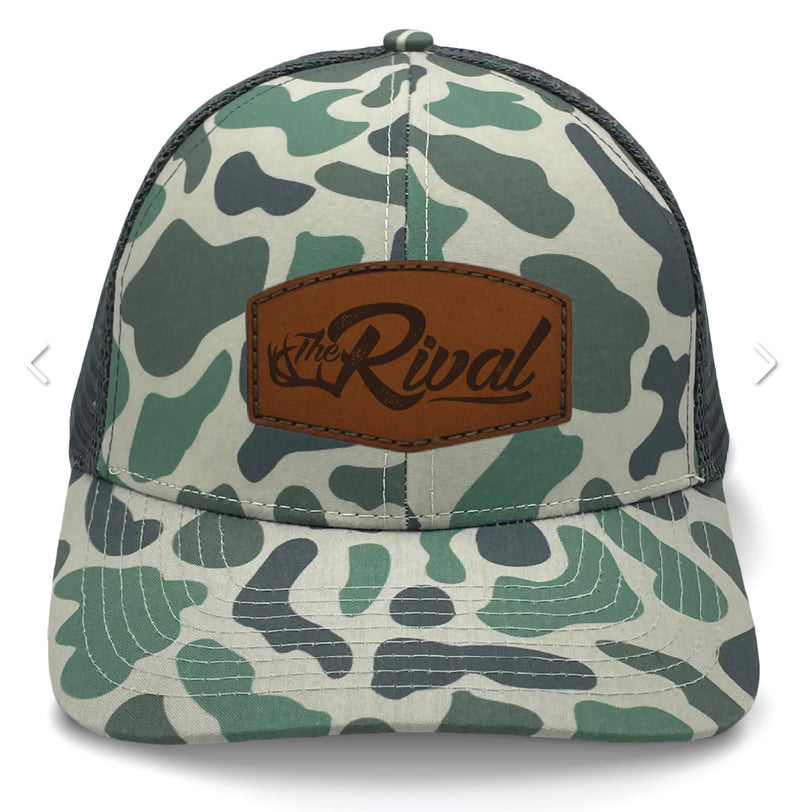 Load image into Gallery viewer, Rival Hat Leather Patch Mesh Back
