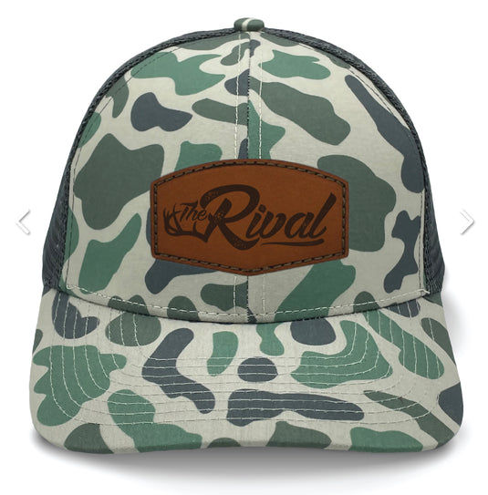 Rival Hat Leather Patch Mesh Back