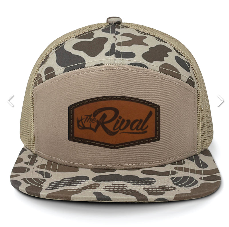 Load image into Gallery viewer, Rival Hat Leather Patch Mesh Back
