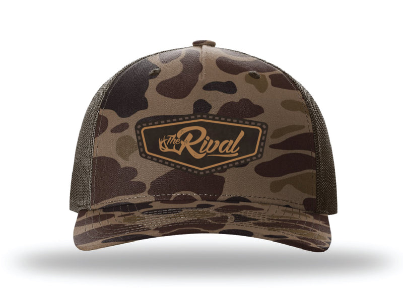Load image into Gallery viewer, Rival Hat Leather Patch Mesh Back
