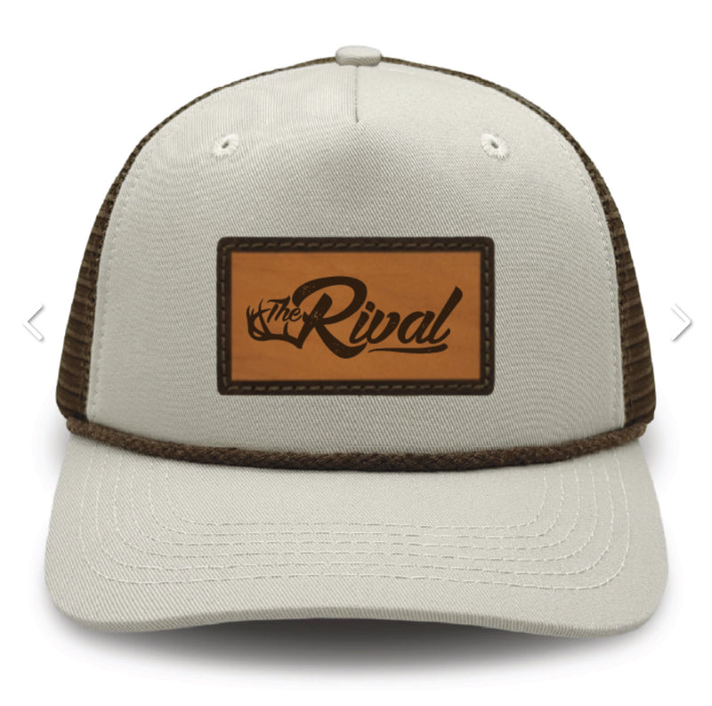 Load image into Gallery viewer, Rival Hat Leather Patch Mesh Back
